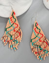 Christmas Beaded Earrings
