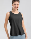 Wide Strap Round Neck Active Tank