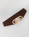 Zinc Alloy Buckle Elastic Belt