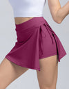 High Waist Active Skort with Pockets
