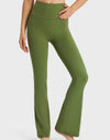 Elastic Waist Flare Yoga Pants