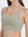Crisscross Scoop Neck Active Tank