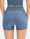 Slim Fit Wide Waistband Sports Shorts