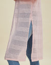 Double Take Full Size Open Front Longline Cardigan