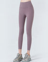 Wide Waistband Cropped Sports Leggings
