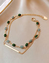 Alloy Double-Layered Bracelet