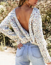 Twisted Confetti Boat Neck Sweater