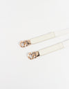 Zinc Alloy Buckle Elastic PU Belt