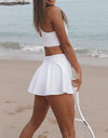 Wide Strap Active Dress with Unitard Liner
