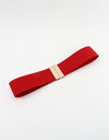 Alloy Buckle Elastic Belt