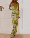Spaghetti Strap Maxi Sweater Dress