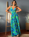 Twisted Printed V-Neck Cami Dress