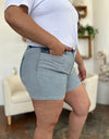 Judy Blue Full Size Color Block Denim Shorts