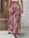 Printed Wide Leg Pants