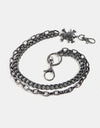 Treasure Point Shape Double Layer Alloy Belt