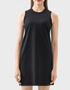 Round Neck Sleeveless Active Dress