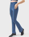 Zipper Detail High Waist Active Pants