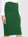 High Waist Wrap Skirt