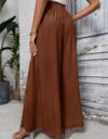 Tied High Waist Wide Leg Pants