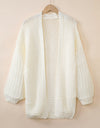 Open Front Longline Cardigan