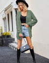Open Front Cardigan with Pockets