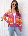 Open Front Openwork Cardigan