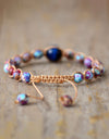 Imperial Jasper & Natural Stone Beaded Bracelet