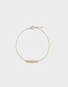 Daisy Shape Spring Ring Closure Bracelet