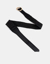 Alloy Buckle Braided Belt
