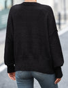 Button-Up Dropped Shoulder Cardigan
