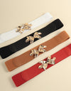 Alloy Buckle Elastic Belt