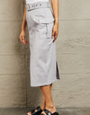 HYFVE Professional Poise Buckled Midi Skirt