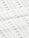 Openwork Open Front Long Sleeve Cardigan