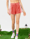 Color Block Drawstring Active Shorts
