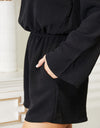 Culture Code Full Size Open Back Romper with Pockets