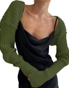 Long Sleeve Knit Bolero
