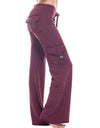 Mid Waist Pants with Pockets