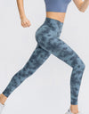 Wide Waistband Slim Fit Long Sports Pants