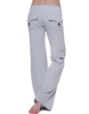Mid Waist Pants with Pockets