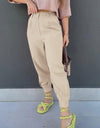 High Waist Cropped Pants