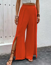 Slit Wide Leg Pants