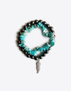 Turquoise Alloy Bracelet