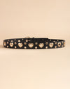 Heart Shape Alloy Detail PU Leather Belt
