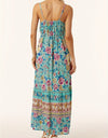 Printed Scoop Neck Midi Cami Dress