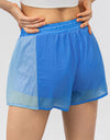 Color Block Drawstring Active Shorts