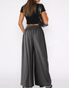 High Waist Wide Leg Pants