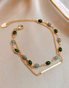 Alloy Double-Layered Bracelet