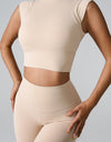 Mock Neck Active Tank