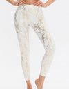 Animal Print Slim Fit Wide Waistband Long Sports Pants