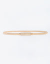 Elastic Iron Skinny Belt
